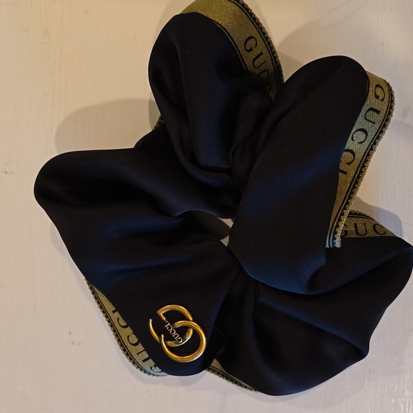 Gucci Hair Scrunchie with GG Emblem